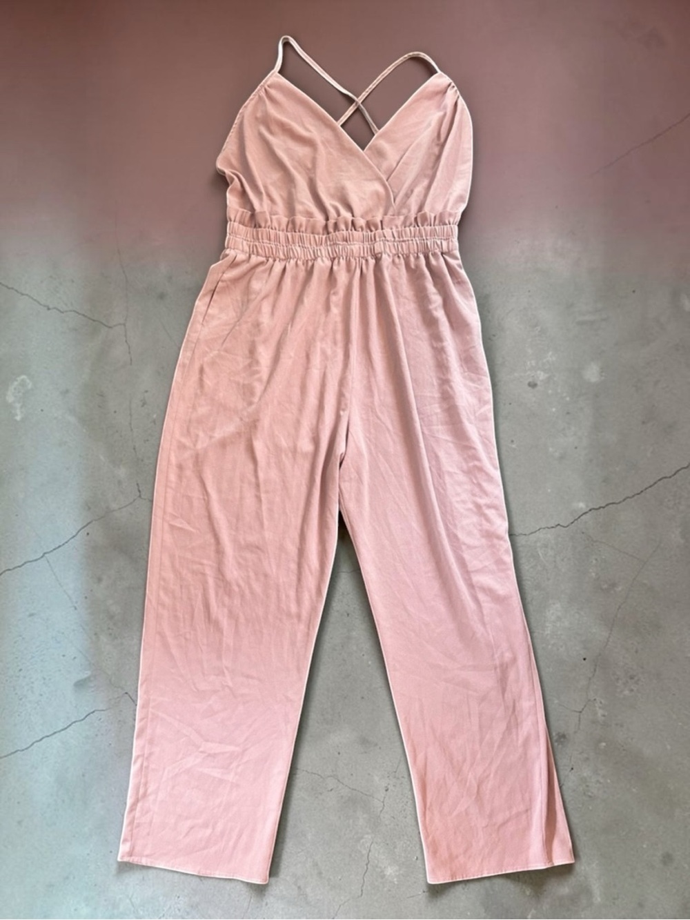 Charlotte Russe Jumpsuit with Crossback Straps